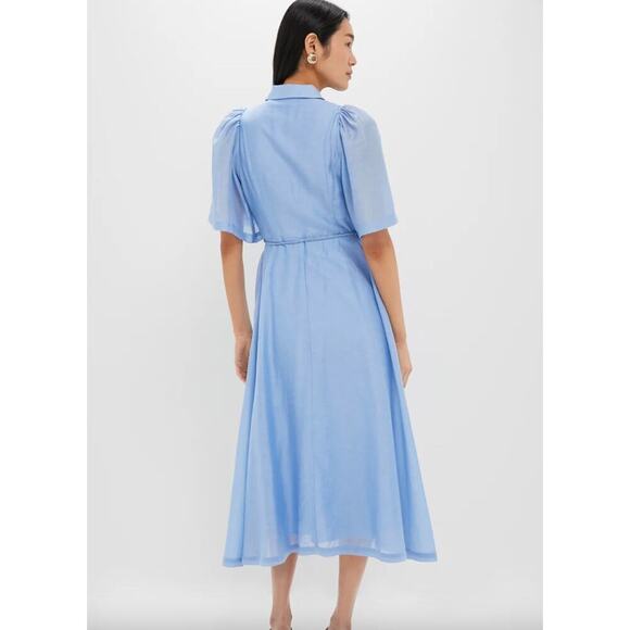 Hyacinth House Powder Blue Cindy Midi Dress Sz S - Picture 4 of 8